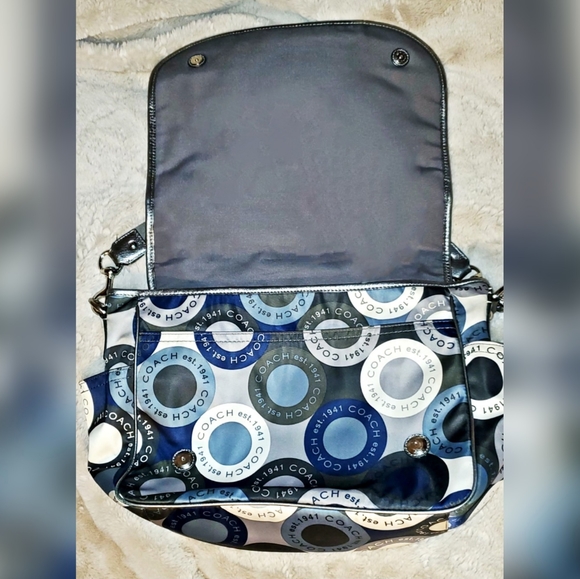 Coach vintage diaper bag (blue)